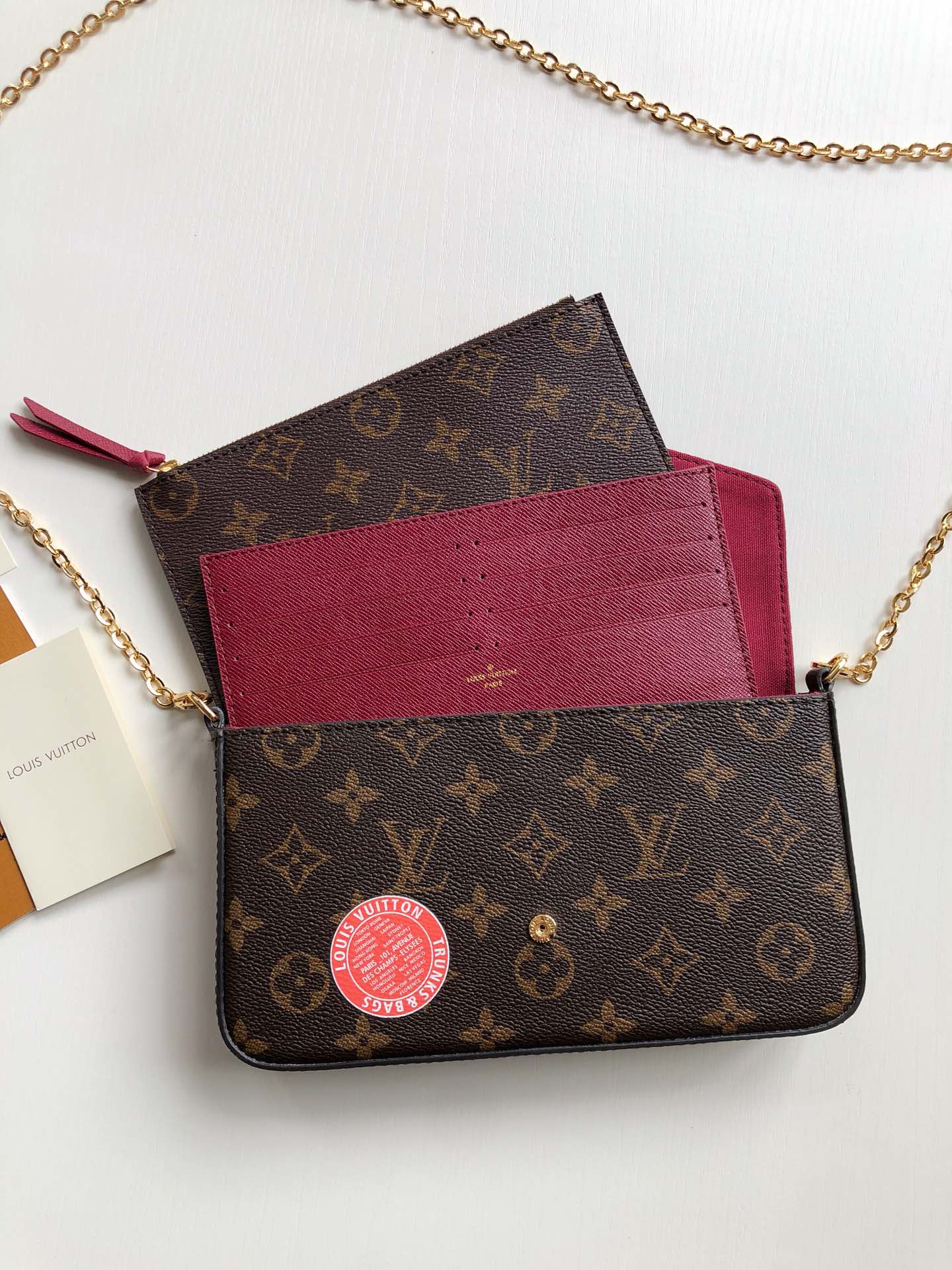 루이비통 로잘리 다미에 아주르 지갑 N61276